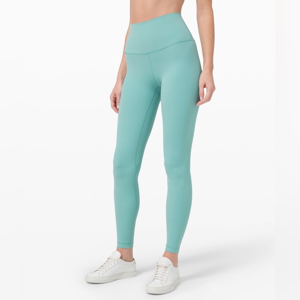 Lululemon Athletica Tidal Teal Leggings
